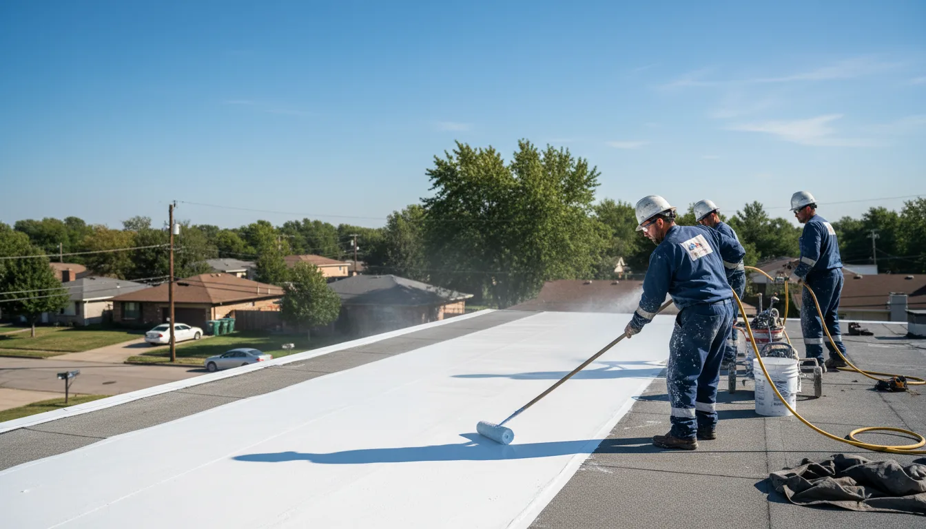Commercial roof coating in North Wilkesboro, NC near me